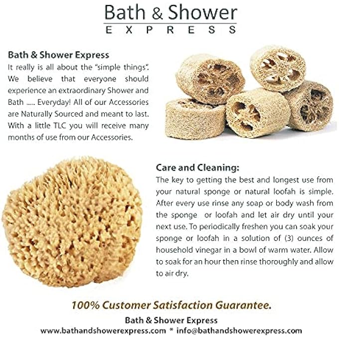 Bath & Shower Express Sea Wool Sponge 5-6 (Large) by Ãƒâ€š Natural Renewable Resource! - Image 5
